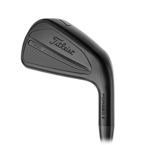 Titleist T200 Black Iron Set - 4-PW Stiff Steel - True Temper AMT Black S300