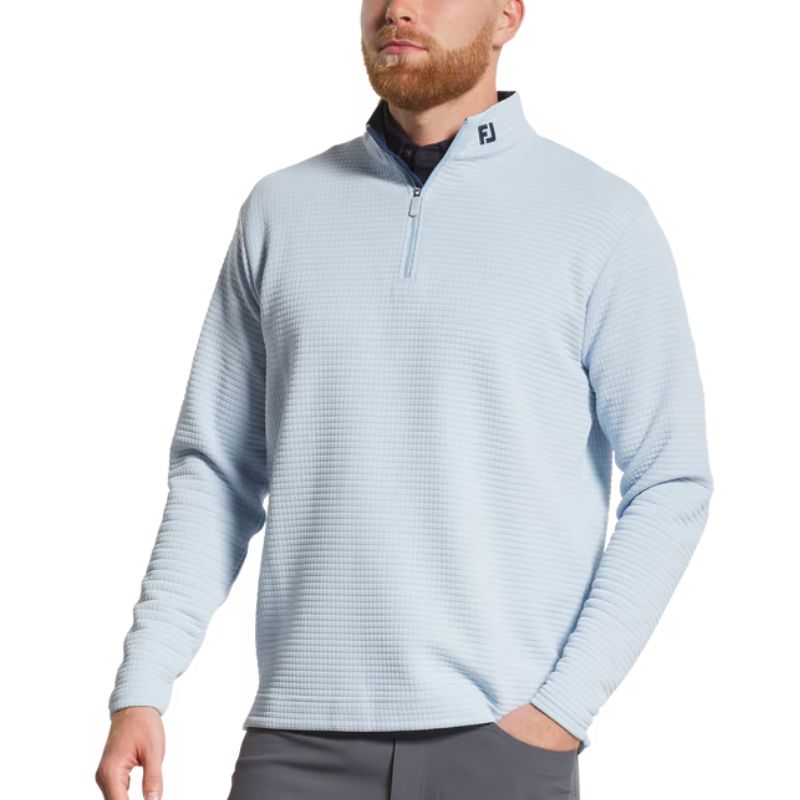 FootJoy Quilt Texture Chill-Out Mid-Layer Skyway