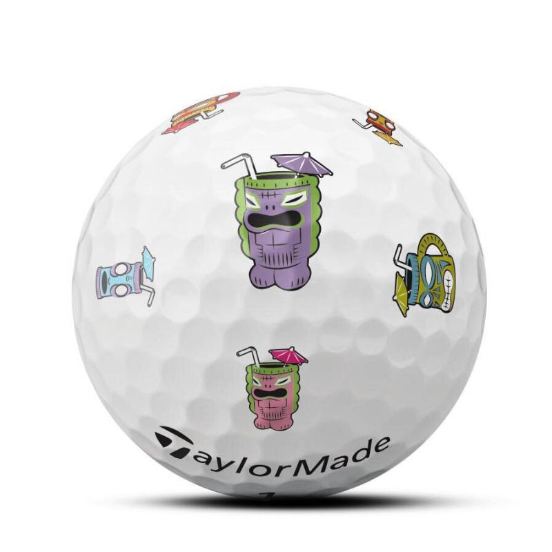 TaylorMade TP5 PIX Tiki Golf Balls