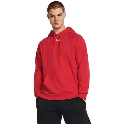 Under Armour Rival Fleece Hoodie Red White