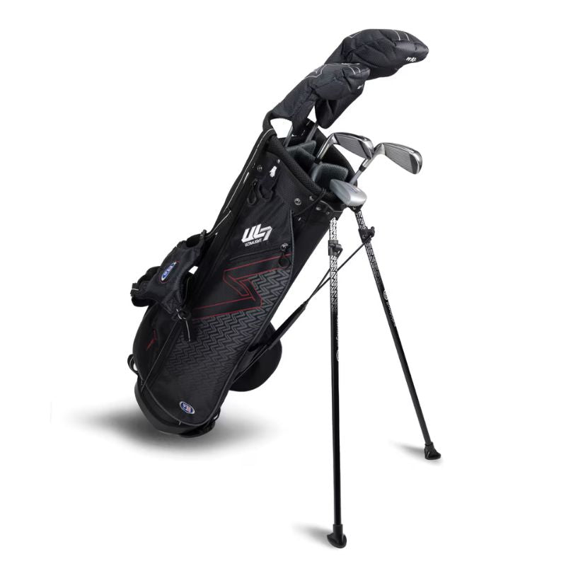 U.S Kids UL7 5-Club Golf Set - 60&quot;-63&quot; - Maroon
