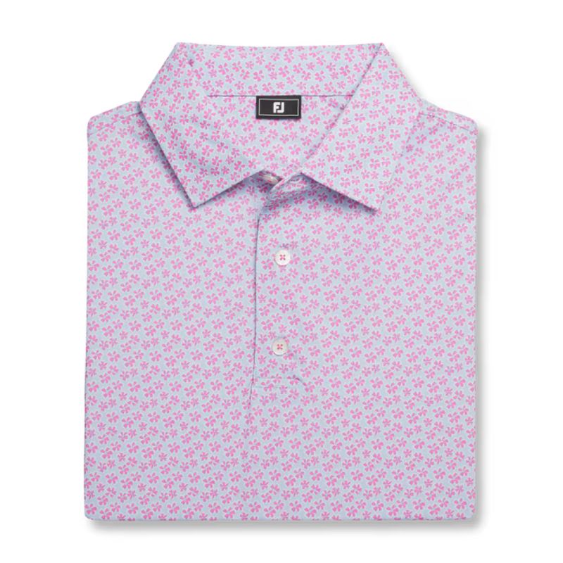 FootJoy Floral Sketch Lisle Polo