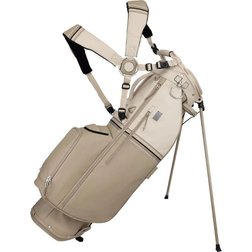 Sun Mountain 2025 Mid-Stripe Stand Bag - Double Strap Almond Sand
