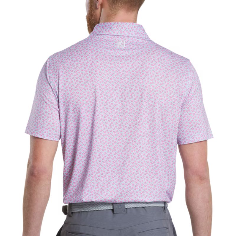 FootJoy Floral Sketch Lisle Polo