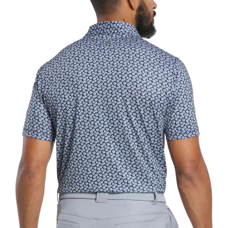 FootJoy Floral Sketch Lisle Polo