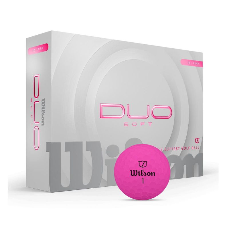 Wilson Duo Soft Golf Balls Pink