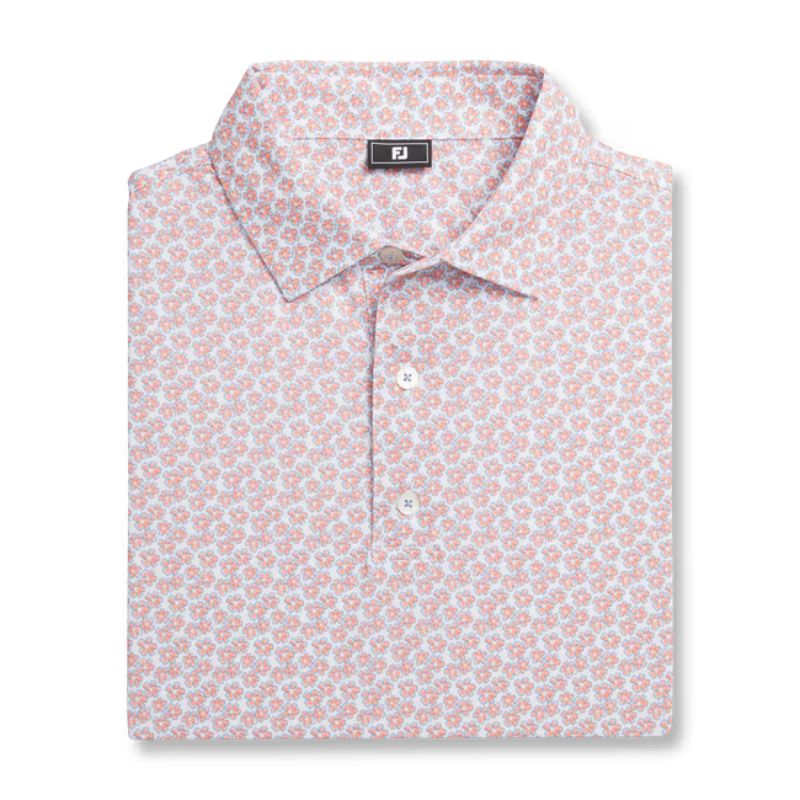 FootJoy Floral Sketch Lisle Polo