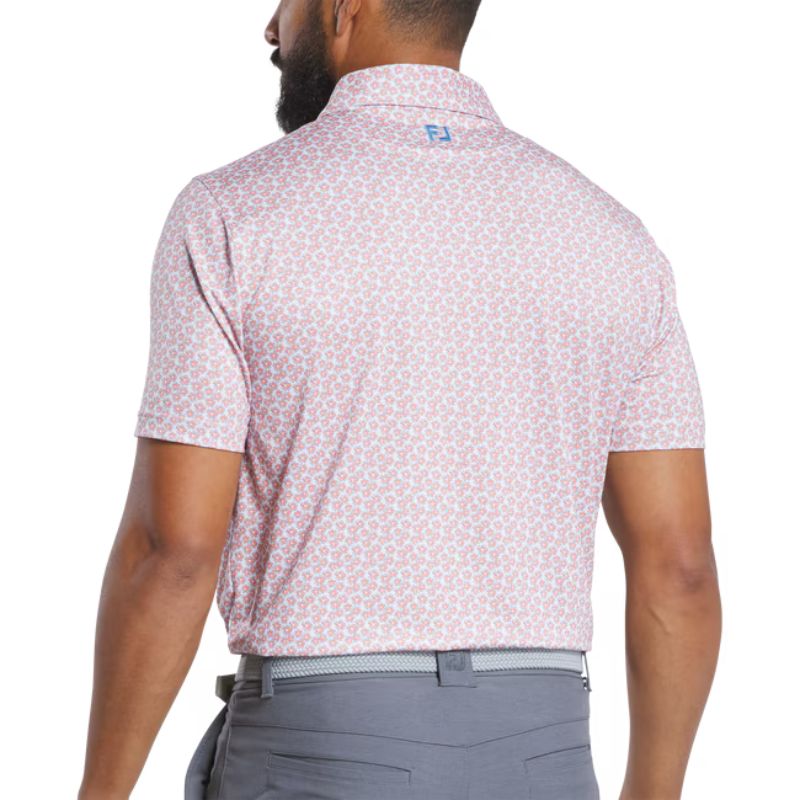 FootJoy Floral Sketch Lisle Polo
