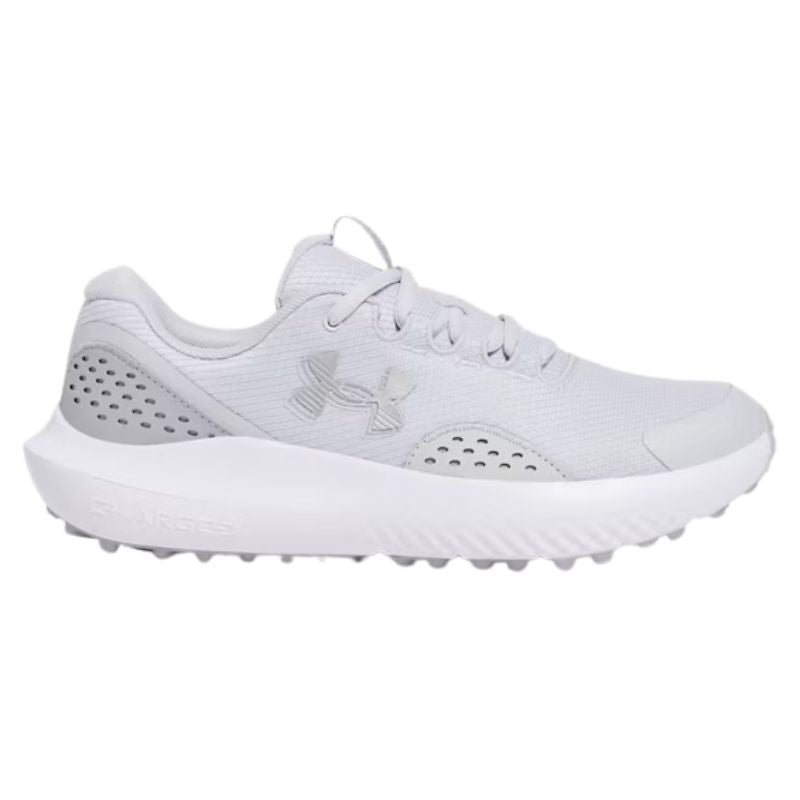 Under Armour Surge Golf Shoes Halo Gray Metallic Silver Medium