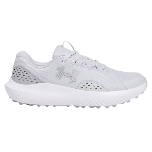 Under Armour Surge Spikeless Golf Shoes Halo Gray Metallic Silver Medium