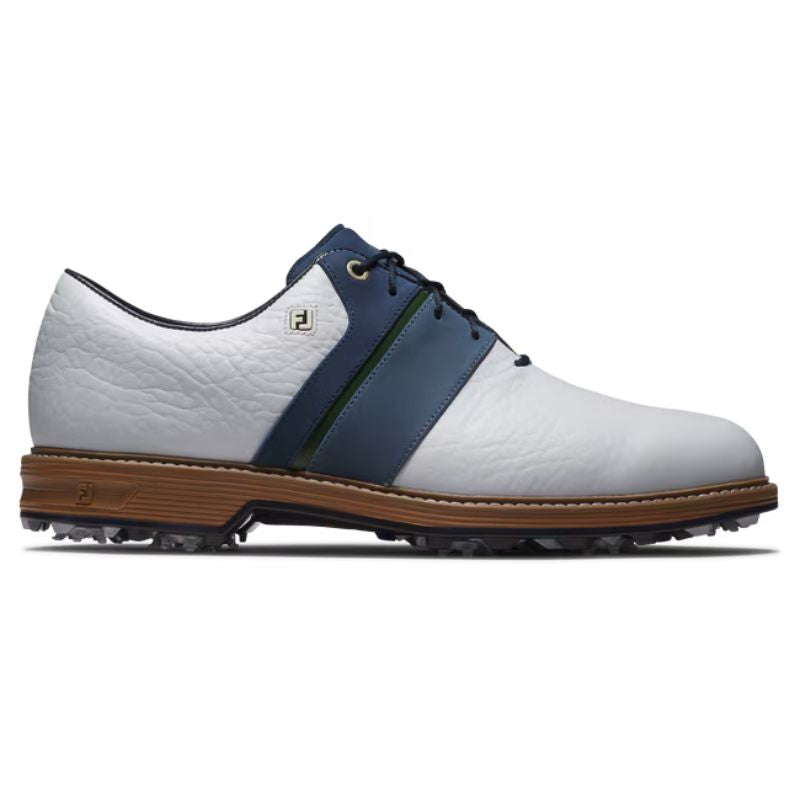 FootJoy Premier Spiked Golf Shoe - Packard LX White Navy Green Medium