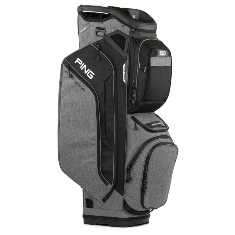 PING Pioneer Cart Bag Heather Grey Black