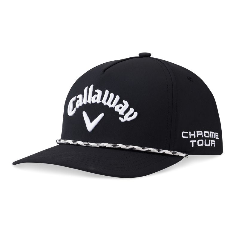 Callaway Tour Authentic Performance Rope Hat Black OSFA