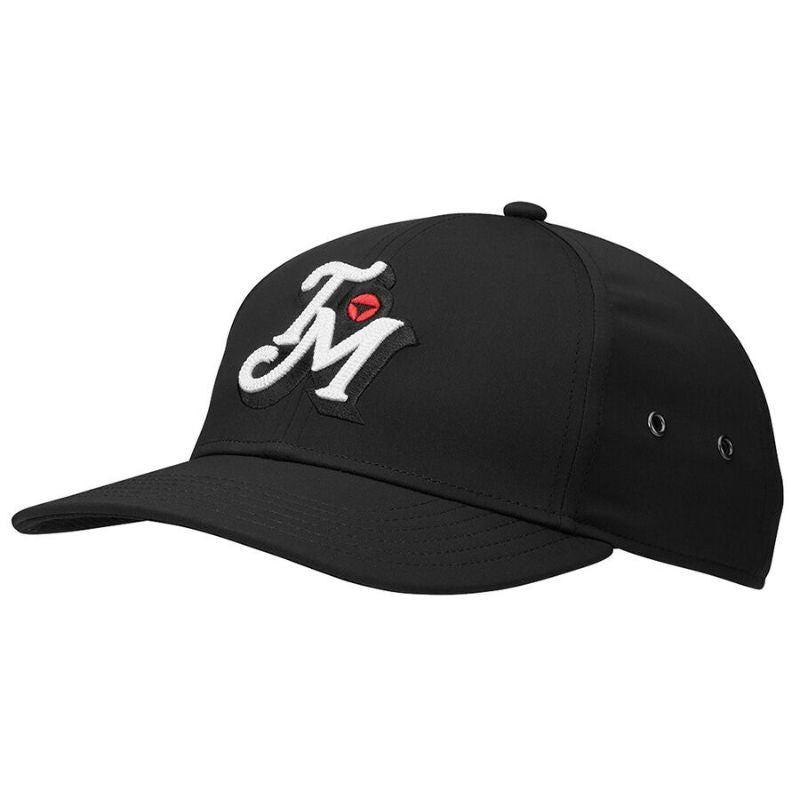 TaylorMade Newport Retro Metal Eyelet Hat Black OSFA