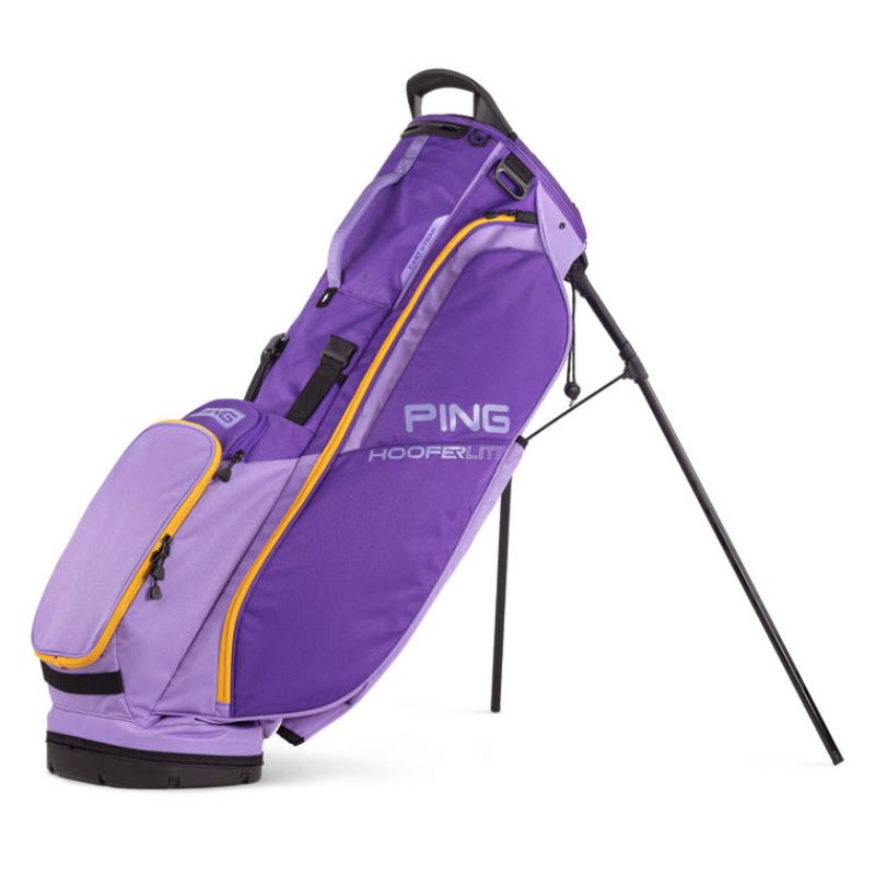 PING Hoofer Lite Stand Bag Purple Gold