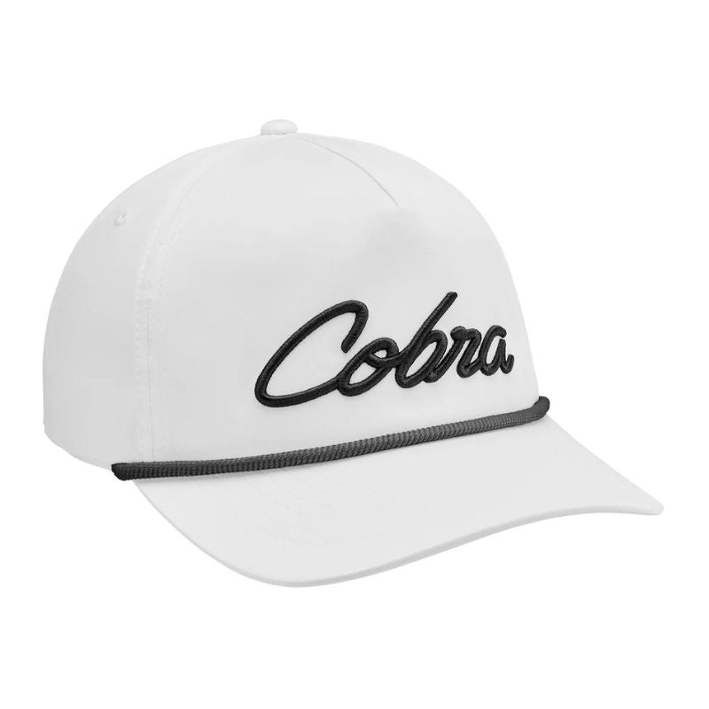 Cobra Script Cap White OSFA
