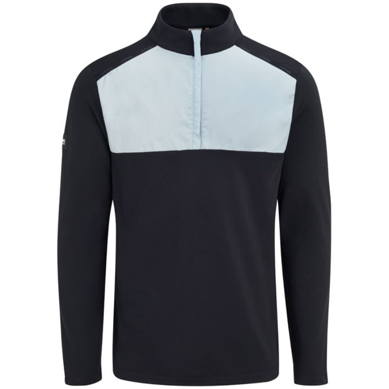 PING Keeton 1/2 Zip Sweater Black Pearl Grey