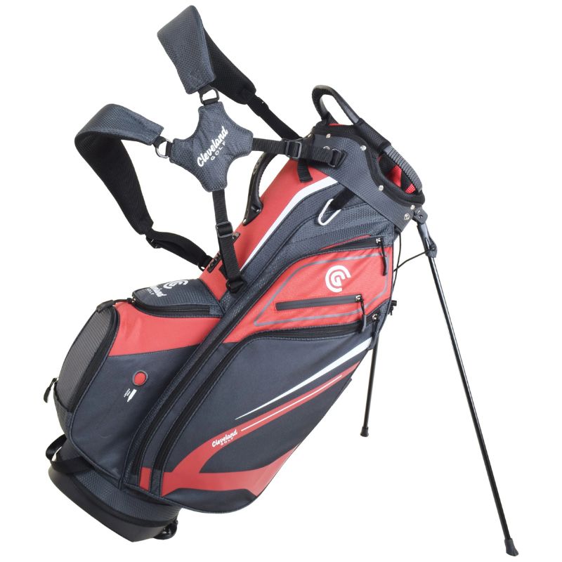 Cleveland Lightweight Stand Bag Red Charcoal