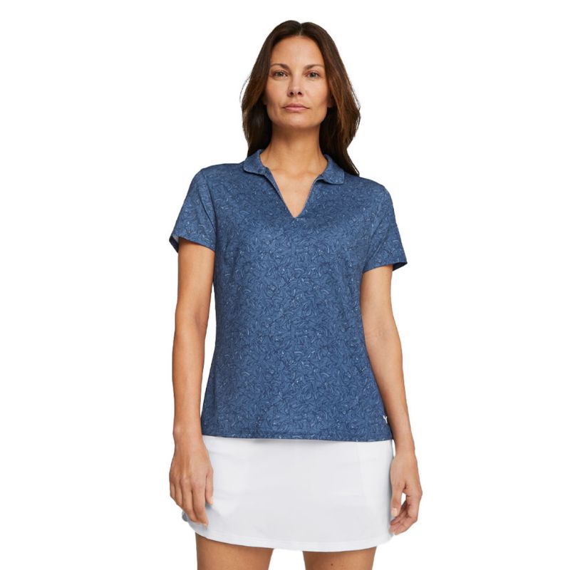PUMA Women&#39;s MATTR Tidal Wave Polo Navy