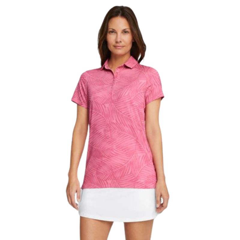 PUMA Women&#39;s MATTR Ferm Polo Strawberry Burst