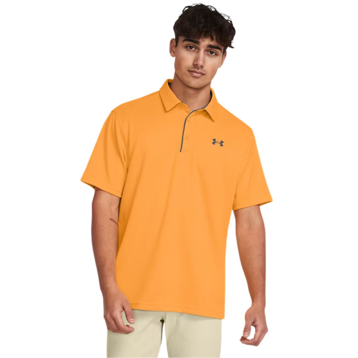 Under Armour Tech Golf Polo - Previous Season Orange