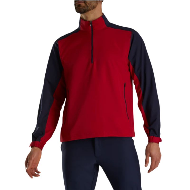 FootJoy Sport Windshirt - Previous Season Style Crimson Navy