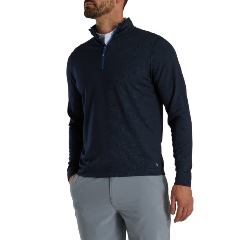 FootJoy ThermoSeries Mid-Layer 1/4 Zip Navy Slate