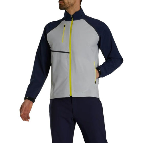 FootJoy HyrdoTour Rain Jacket - Previous Season Navy Grey