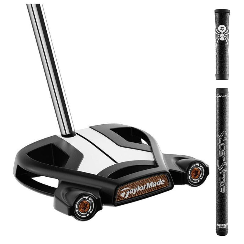 TaylorMade Spider Tour S Long Broomstick Putter - Center Shaft - Black - Store Display Demo 46" Super Stroke 1.0 2-Piece Grip