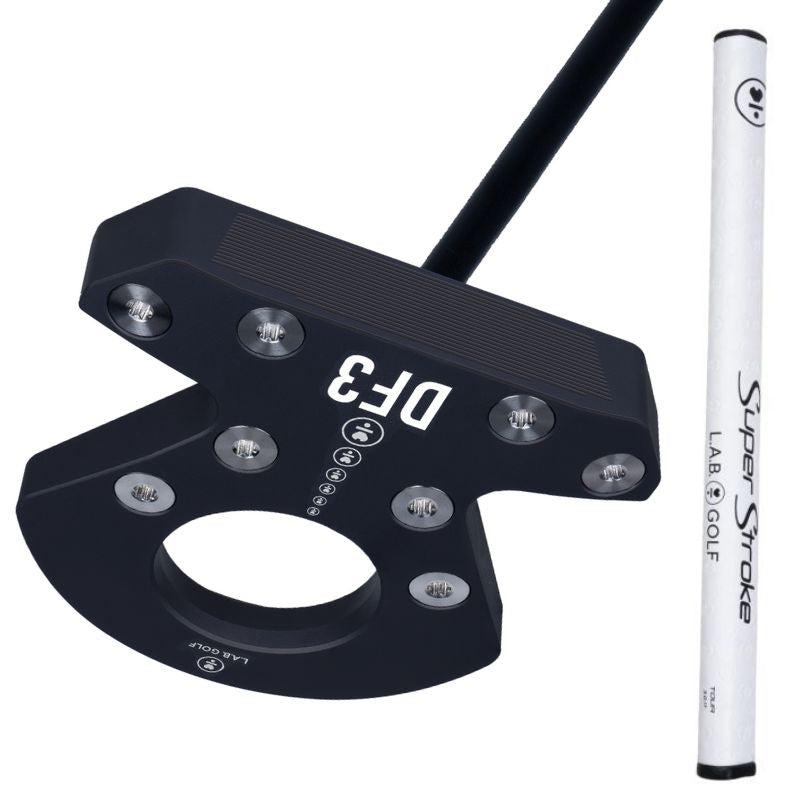 L.A.B. Golf DF3 Putter - Counterbalance - Custom Specs (70° Lie / 38") Right 38" Black (Black Accra Shaft)