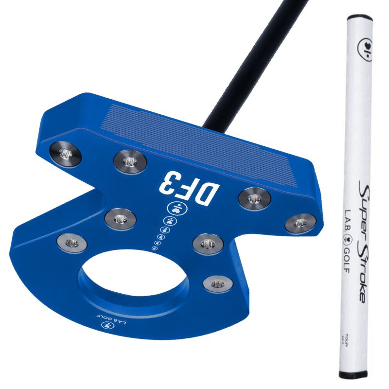 L.A.B. Golf DF3 Putter - Counterbalance 38" Blue (Black Accra Shaft)