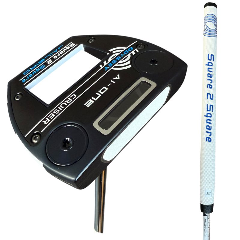 Odyssey Ai-ONE Square 2 Square Cruiser Jailbird Putter - Indoor Demo Right 38" Square to Square Oversize 17"