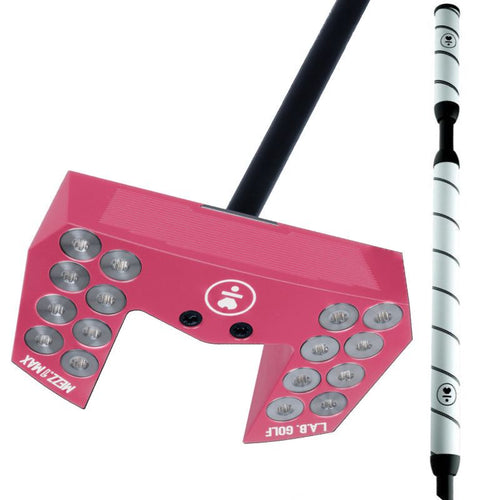 L.A.B. Golf MEZZ.1 MAX Putter - Sweeper - Adam Scott's Gamer (Thick Line Alignment) 45" Pink (Black Accra Shaft)