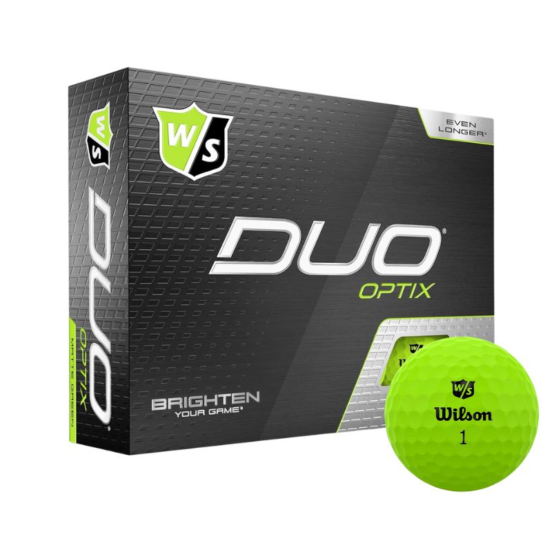 Wilson Duo Optix Golf Balls Green