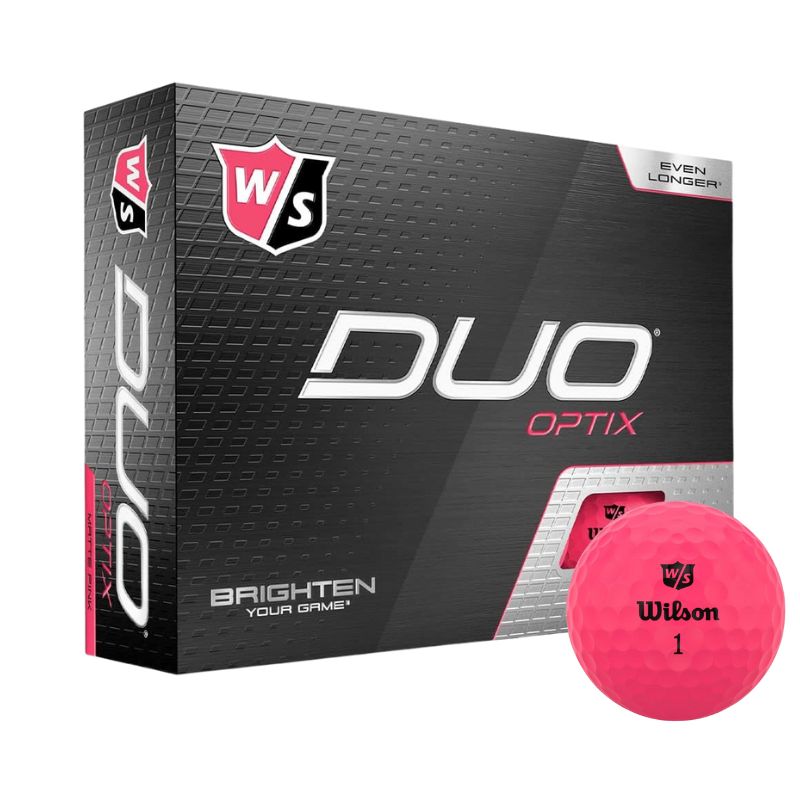 Wilson Duo Optix Golf Balls Pink