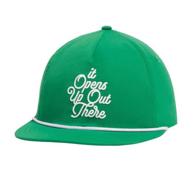 Under Armour Drive Mid Adjustable Golf Cap Team Kelly Green White OSFA