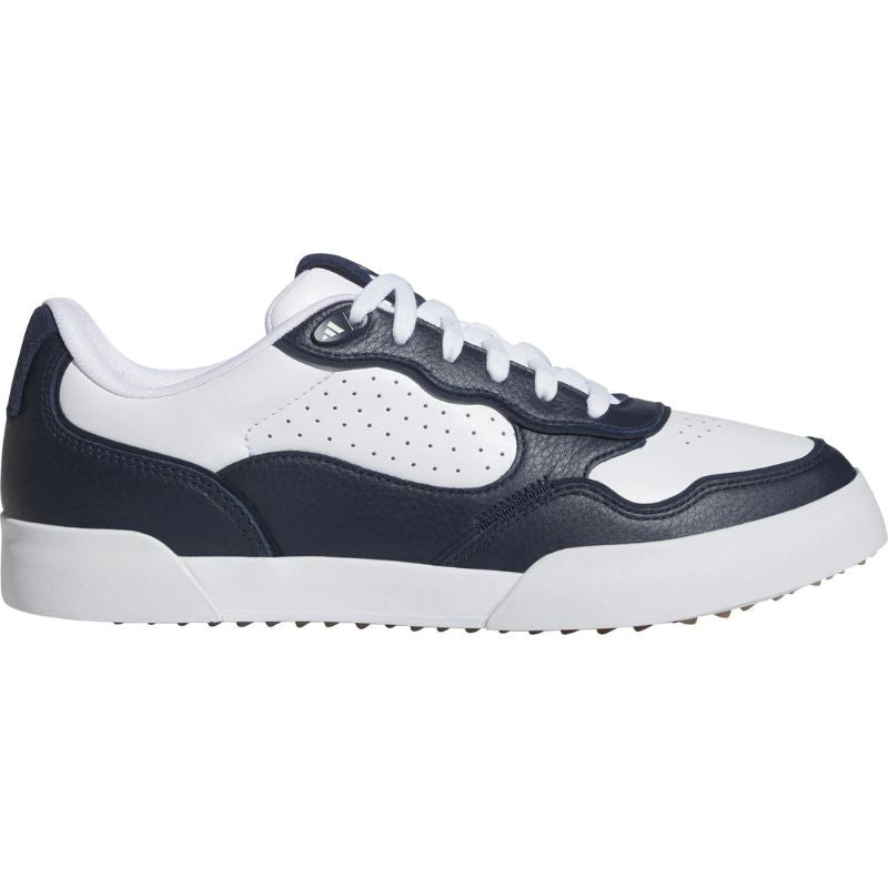 Adidas Retrocross 25 Spikeless Golf Shoes Cloud White Collegiate Navy Gum4 Medium