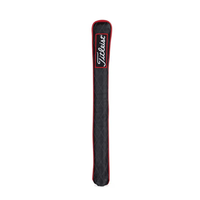 Titleist Jet Black Tour Leather Alignment Stick Headcover Alignment Stick Jet Black Tour