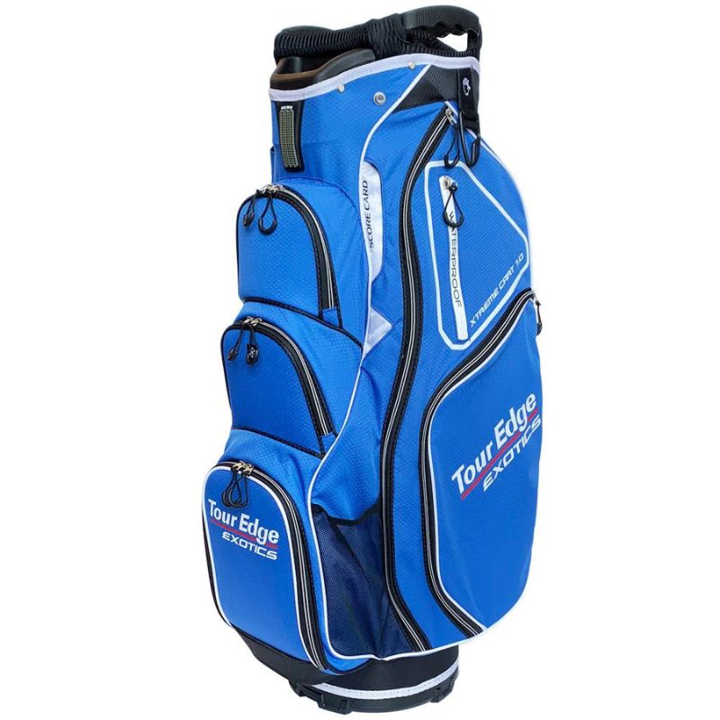 Tour Edge Exotics Xtreme 7.0 Cart Bag Blue White