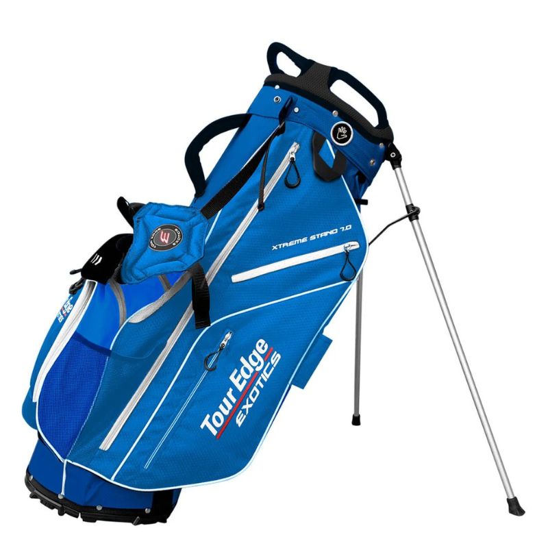 Tour Edge Exotics Xtreme 7.0 Stand Bag Blue White