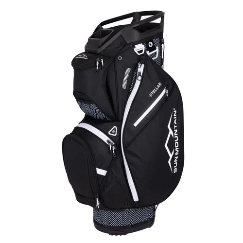 Sun Mountain Women's 2025 Stellar Cart Bag Maze Black White