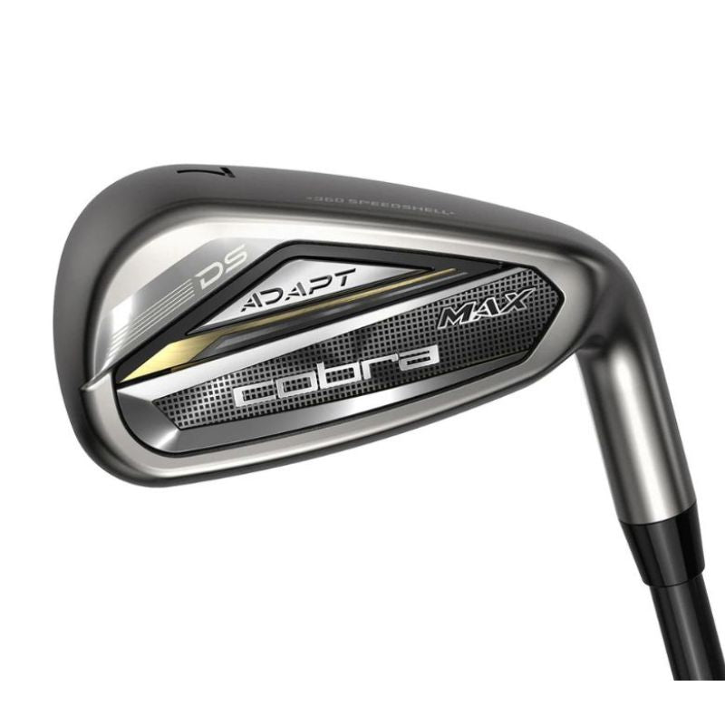 Cobra Women&#39;s DS-ADAPT MAX Iron Set - 7-PW, SW - Store Display Demo Right Ladies Graphite - KBS PGI 55g