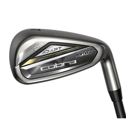 Cobra Women's DS-ADAPT MAX Iron Set - 7-PW, SW - Store Display Demo Right Ladies Graphite - KBS PGI 55g