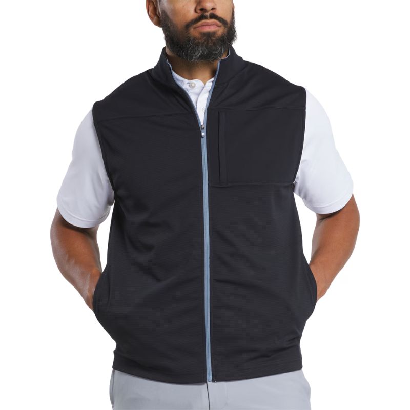 FootJoy Ottoman Knit Vest Black