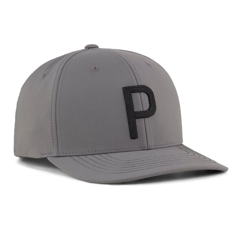 PUMA Heritage P Golf Cap Slate Sky Puma Black OSFA