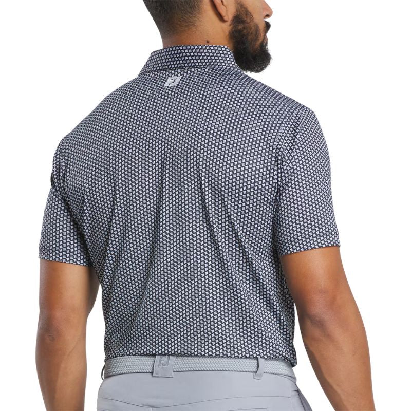 FootJoy Houndstooth Geo Lisle Polo