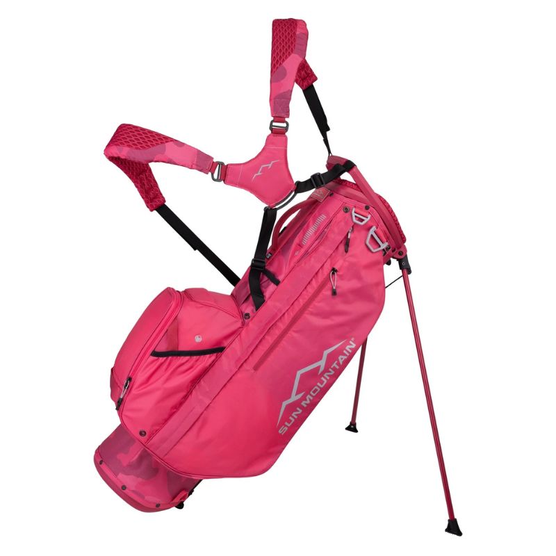 Sun Mountain 2025 Women&#39;s 3.5 LS Stand Bag Rose Pink Camo