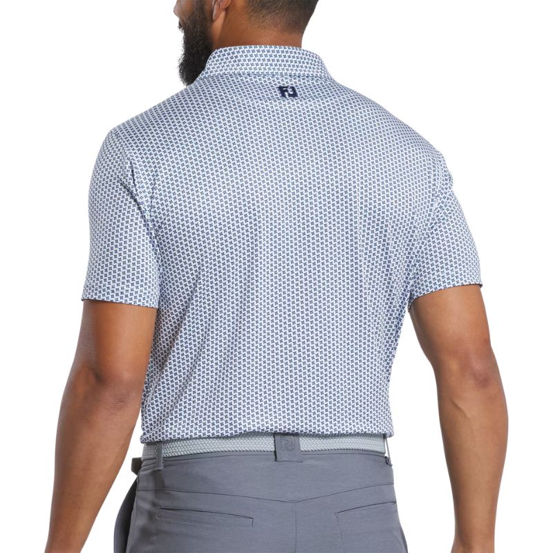 FootJoy Houndstooth Geo Lisle Polo