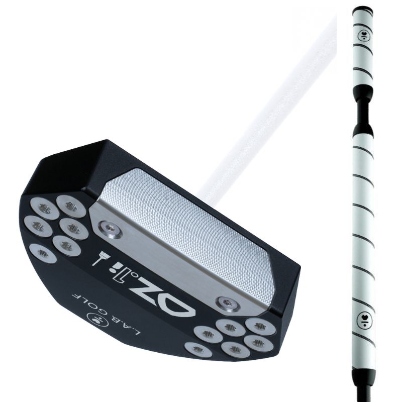 L.A.B. Golf OZ.1i Sweeper Putter 45&quot; Black (ACCRA x L.A.B. White Shaft)