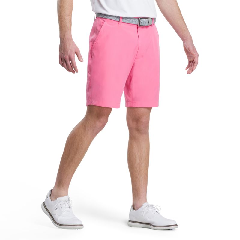 FootJoy Lightweight 9&quot; Golf Short Pink Lemonade